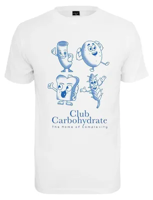 Immagine prodotto di Mister Tee - Maglietta da uomo "Club Carbohydrate" TN2640 (XS) (Bianca)