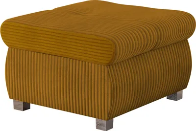 Produktbild von MIRJAN24 Polsterhocker Orkan Klein, Moderne Sitzhocker vom Hersteller, Holzkonstruktion, 60x60x39 cm (Farbe: Poso 01)