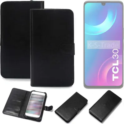 Produktbild von K-S-Trade Handyhülle Schutzhülle kompatibel mit TCL 30 Handy Schutz Hülle Handyhülle Bumper schwarz 1x