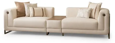 Produktbild von s Wohnzimmer-Set 4+1+1-Sitzer Couchtisch Beistelltisch Polstermöbel