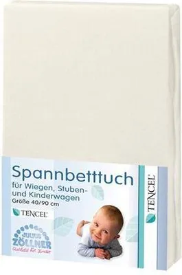 Produktbild von Julius Zöllner Spannbetttuch Lyocell ecru 90/40
