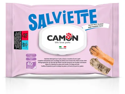 Productafbeelding van Camon talkpoederdoekjes voor honden en katten