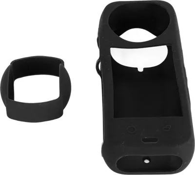Obrázok produktu pre Ochranný kryt na akčnú kameru, silikónový, nárazuvzdorný kryt, panoramatická ochrana pre Insta360 X4, čierny