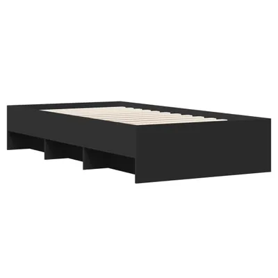 Obrázek produktu pro vidaXL Postelový rošt černý 100x200 cm Dřevěný materiál
