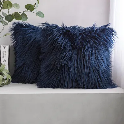Obrázok produktu pre Sada 2 navy modrých obliečok na vankúše 45 x 45 cm