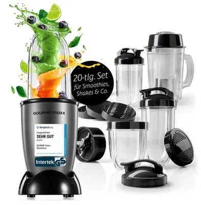 Produktbild von GOURMETmaxx Mr. Magic Power 400 Pro mit Zubehörset XL - Shakes, Smoothies & Co.