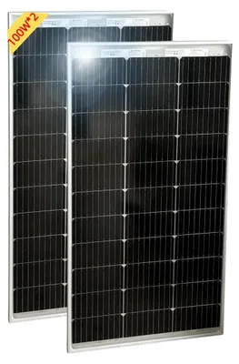Obrázok produktu pre Solárne panely, obojstranný dizajn, vysoká účinnosť, bifaciálne, 100 W, 2 kusy