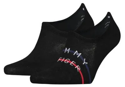 Immagine prodotto di Tommy Hilfiger - Calzini Liner da uomo (confezione da 2) NA1107 (43 EU - 47 EU) (Nero)