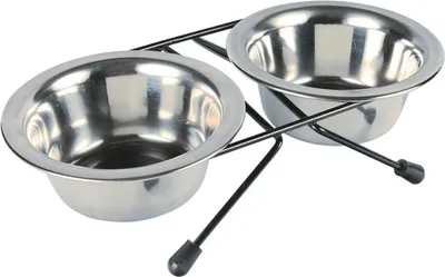 Image de Jeu de bols 2 × 0,2 l/ø 11 cm/24 × 6 × 14 cm