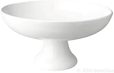Immagine prodotto di ASA Selection, grande ciotola su piedistallo, diametro 21 cm, altezza 9,5 cm – confezione vantaggiosa da 12 pezzi