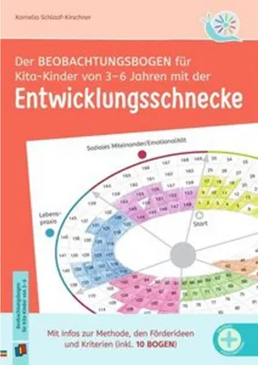 Produktbild von Der Beobachtungsbogen für Kita-Kinder von 3-6 Jahren mit der Entwicklungsschnecke