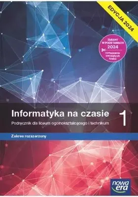 Immagine prodotto di WSiP Informatyka na czasie 1. Zakres rozszerzony. Edycja 2024, Edukacyjny, Polski, Broszurowa okładka, 448 stron(y)