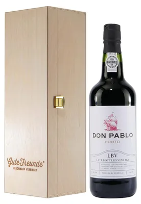 Produktbild von Don Pablo Portwein LBV mit Geschenk-Holzkiste