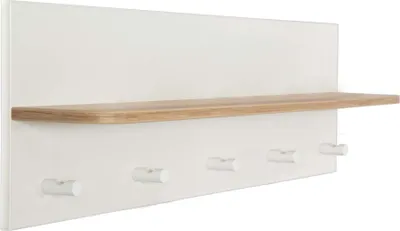 Produktbild von roba Wandgardarobe 'Ava‘ mit Ablage & 5 Garderobenhaken, HxBxT: 29 x 90 x 16,5 cm