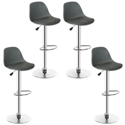 Immagine prodotto di Sgabello - Sgabello da bar - Sgabello da cucina - Sgabello per bancone - Sgabello da bistrot - Regolabile, altezza 55-75 cm