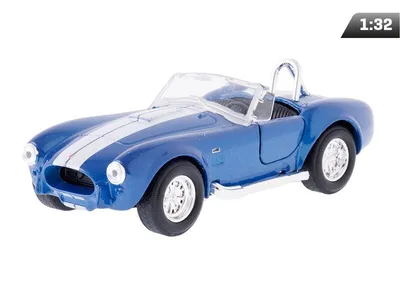 Produktbild von SHELBY Cobra 1:32 Modellauto, 1965, Blau, mit Sicherheitszertifikat