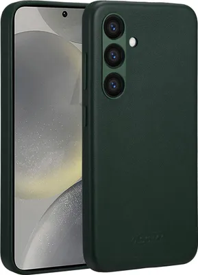 Image de Accezz MagSafe Leather Backcover pour le Samsung Galaxy S24 - Cedar Green