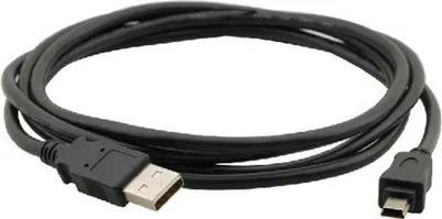 Obrázok produktu pre Kramer Electronics USB-A (M) to USB Mini-B 5-pin (M) 2.0, 0.9m, 0,9 m, USB A, Mini-USB B, USB 2.0, Samec/samec, Čierna