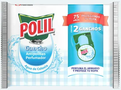 Produktbild von Polil Antimotten-haken-kölnischwasser 2 Einheiten Durchsichtig Durchsichtig One Size