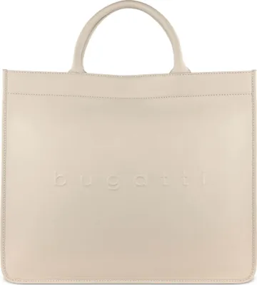 Zdjęcie produktu dla bugatti skórzana torba na ramię z przegrodą na laptopa Daphne Tote Bag Beige