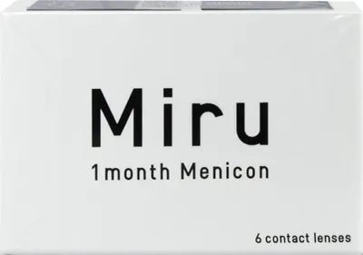 Produktbild von Miru 1month Menicon - 6 monthly lenses - Sph: +4.0, BC: 8.6, D: 14.0