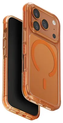 Imagen del producto de Funda Uniq Combat Magclick para carga inalámbrica, compatible con iPhone 17 Pro Max, color naranja