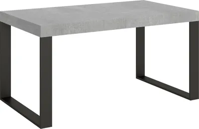 Produktbild von ITAMOBY - Ausziehtisch 160/420x90 cm Tecno Zement Tischbeine Anthrazit