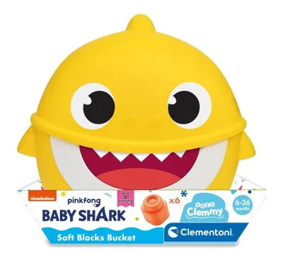 Immagine prodotto di Dadi morbidi - 6 pezzi Baby Shark