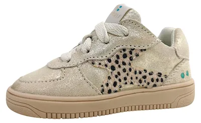 Imagen del producto de Zapatos para niños Monica Mellow, zapatos de aprendizaje para gatear, zapatos deportivos dorados para uso diario
