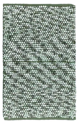 Productafbeelding van Zohome badmat - Polyester Zola, 60x100 cm, in de kleur armygroen