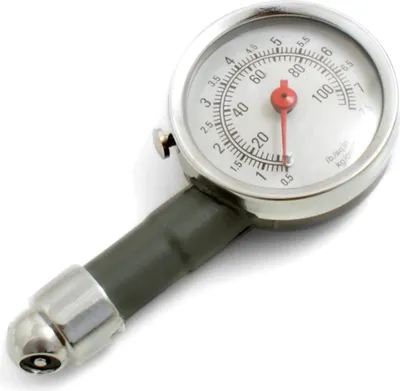 Produktbild von System-S Reifendruckmesser Universal Luftdruckprüfer, Drehskalenmanometer, Autoreifen