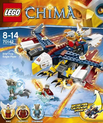 Immagine prodotto di Lego 70142 Leggende di Chima Eris Aquila di Fuoco