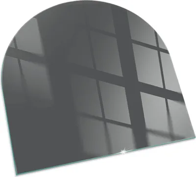 Produktbild von Farbe Grau-Braun – Glasbodenplatte für – Kaminofen – Kaminplatte Glas – Schutzglas – Funkenschutzplatte –Glasbodenplatte Feuerfeste – Hitzeschutzplatte – Bodenschutz aus Glas – 100x100 cm