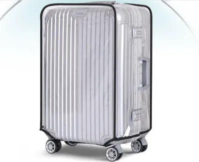 Produktbild von 30" Reisekoffer Transparent Luggage Gepäck Kofferhülle Kofferschutzhülle Kofferbezug