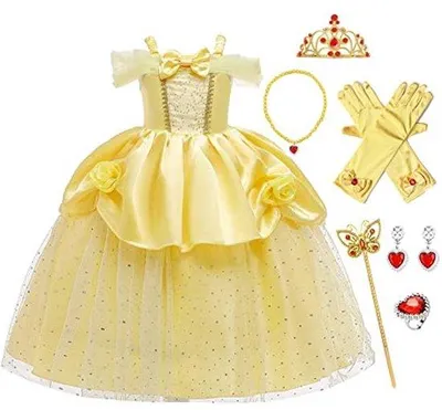 Immagine prodotto di Costumi da principessa per bambine - ideali per Natale, Halloween, compleanni