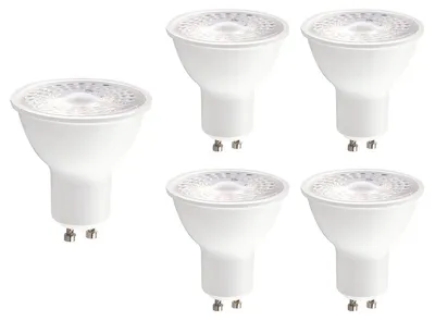 Produktbild von Kobi GU10 LED Spot Lampe 3W 300lm 3000K 230V 5 Stück