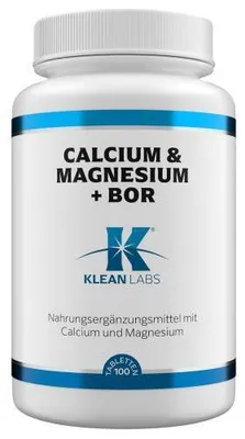 Obrázok produktu pre Vápnik a horčík + bór Klean Labs Tablety 100 kapsúl