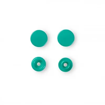 Produktbild von PRYM Nähfrei-Druckknöpfe Color Snaps, rund, Ø 12,4 mm, grün