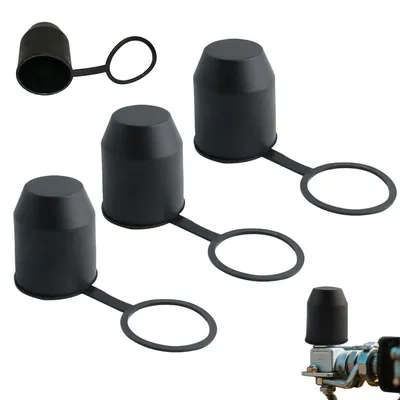 Image de Cache-remorque, 3 pièces, étanche, noir