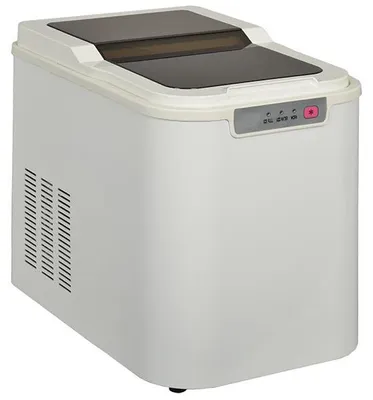 Image de Machine à glaçons 140w 12kg/24h avec nettoyage automatique blanc - Kitchen Chef - YTE-005A1 -