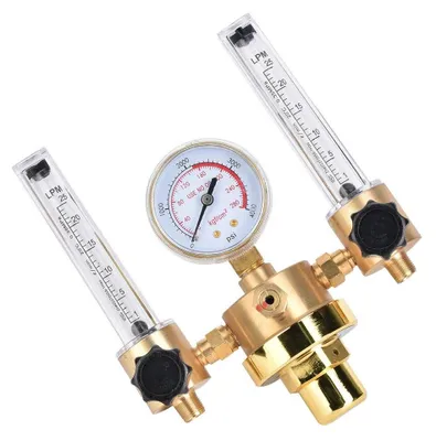 Productafbeelding van Drukmeter 30 mbar - Gasdrukregelaar - G5/8 Aansluiting - Dubbelbuis - Hoogwaardige Kwaliteit