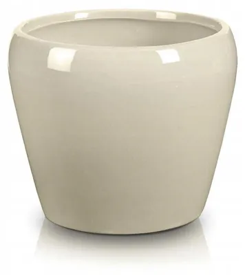 Immagine prodotto di Vaso da fiori in Vetroceramica, 14,5 cm, color crema