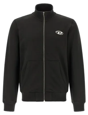 Image de Diesel sweat-shirt en coton noir