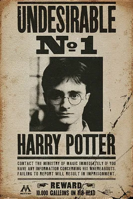 Obrázok produktu pre Plagát Harry Potter Nežiaduce č. 1 61x91,5cm