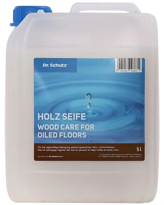 Immagine prodotto di Sapone per legno, detergente pavimenti legno oliato, 5 litri, per pavimenti in legno e sughero