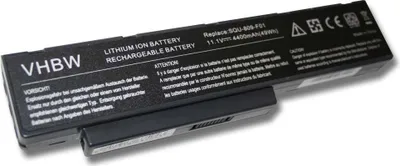 Produktbild von vhbw Akku kompatibel mit Fujitsu-Siemens Amilo Li3710, Pi3660, Pi3560, Li3910 Notebook (4400 mAh, 11,1 V, Li-Ion)