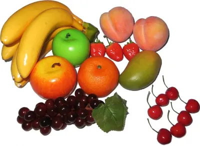 Produktbild von Deko Früchte Mix künstlich 18 Stück Fruits SET