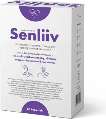 Produktbild von SENLIIV - erleichtert das Einschlafen, gesunder Schlaf 60 Kapseln.