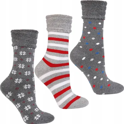Produktbild von Damen Frottee Thermosocken Warme Dicke Socken 3er-Paar MORAJ 35-38