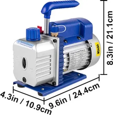 Produktbild von Kältemittel-Vakuumpumpe, vielseitige Durchflussrate, leistungsstarke Leistung, 18CFM 1-4HP, EU